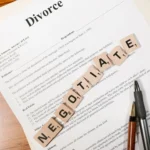 Photo depicting a divorce modification agreement in Georgia.